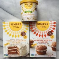 Gluten free cake mixes and icing from Simple Mills